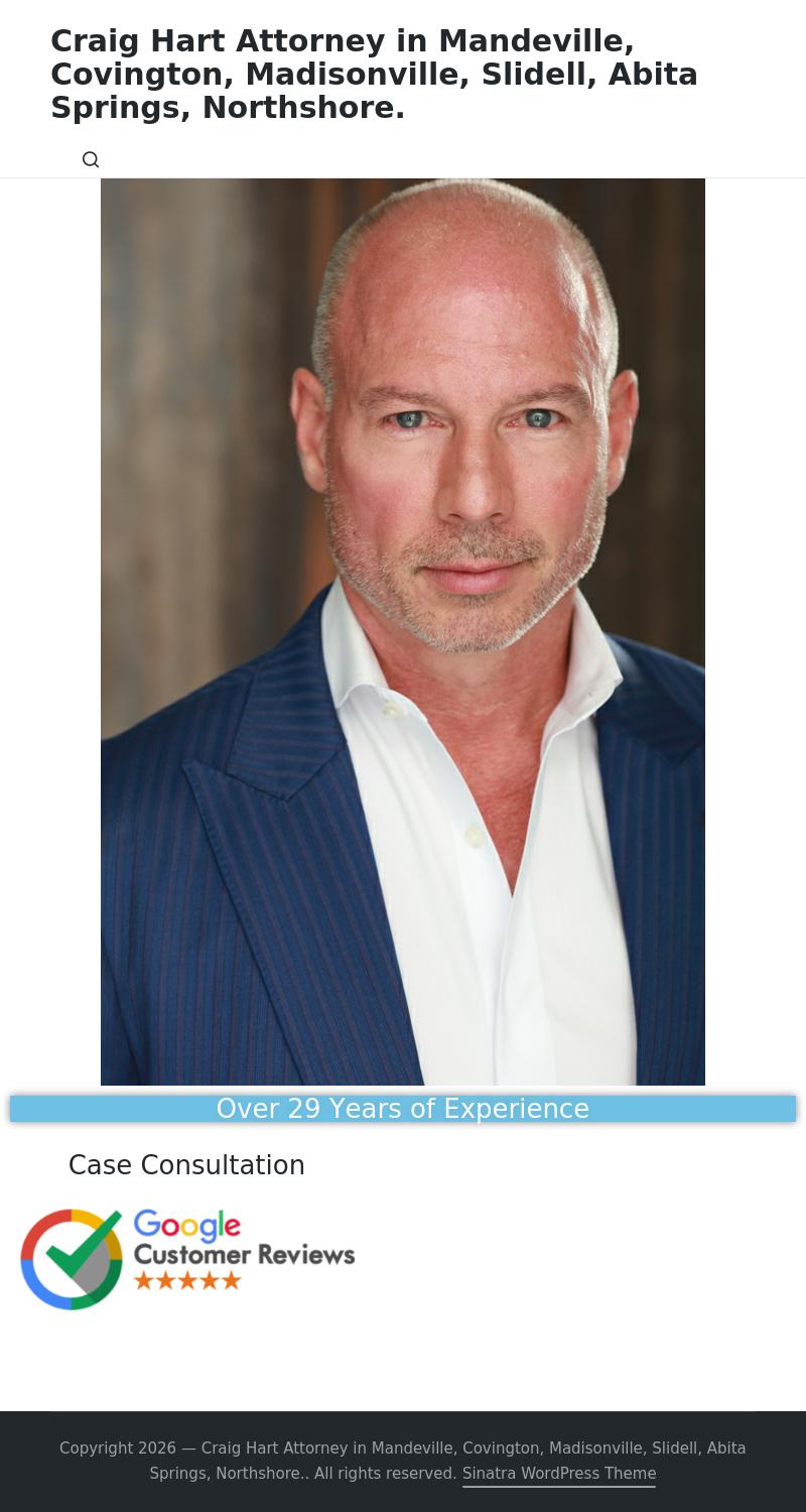 Law Office of Craig P. Hart - Covington LA Lawyers