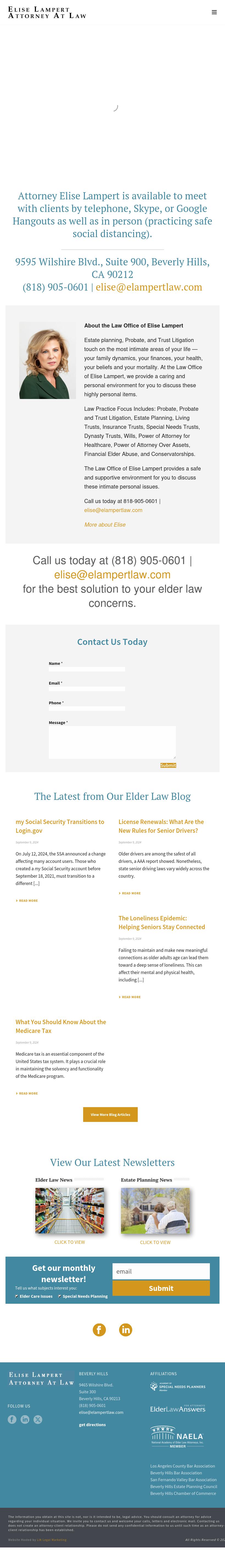 Law Office of Elise Lampert - Sherman Oaks CA Lawyers