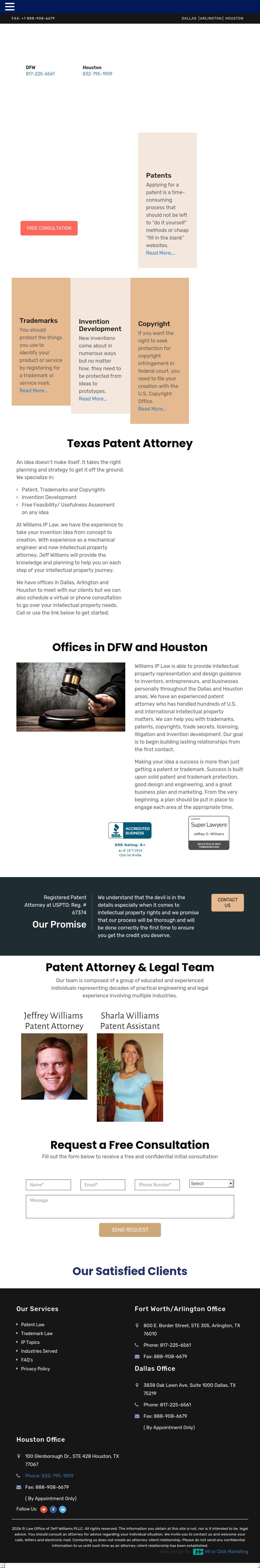 Law Office of Jeff Williams PLLC - Arlington TX Lawyers