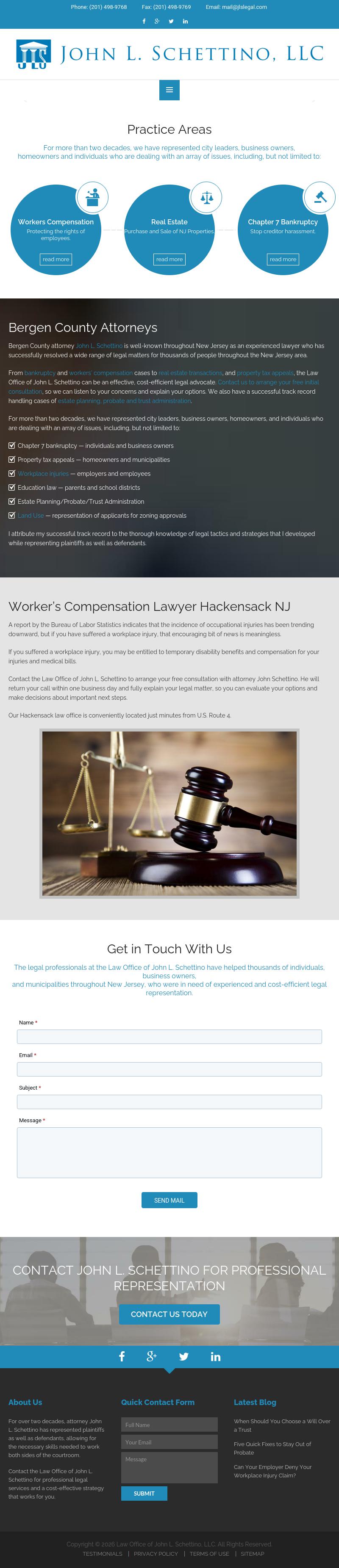 Law Office of John L. Schettino, LLC - Hackensack NJ Lawyers