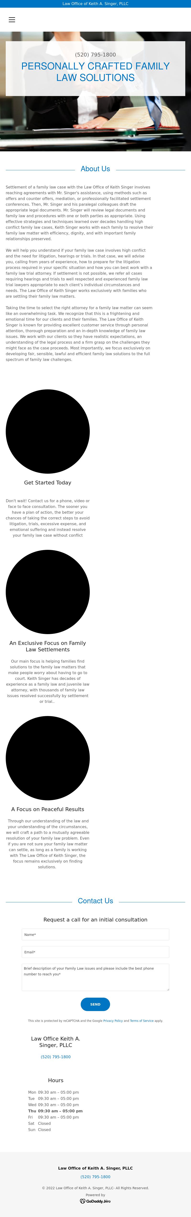 Law Office of Keith A Singer PLLC - Tucson AZ Lawyers