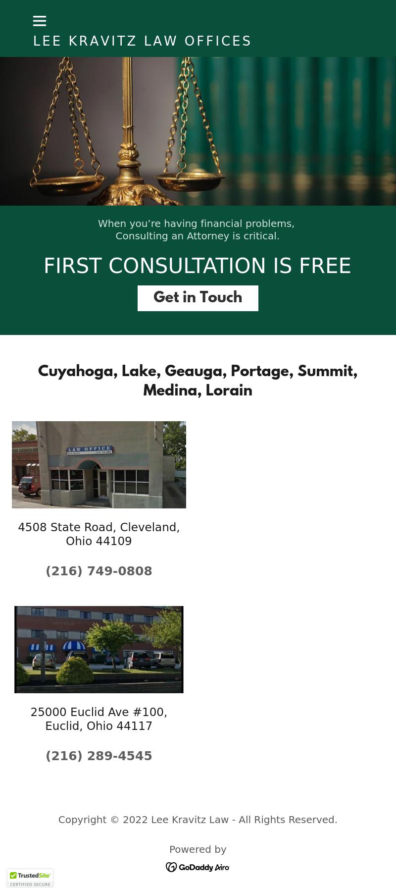 Law Office of Lee R. Kravitz -  Euclid OH Lawyers