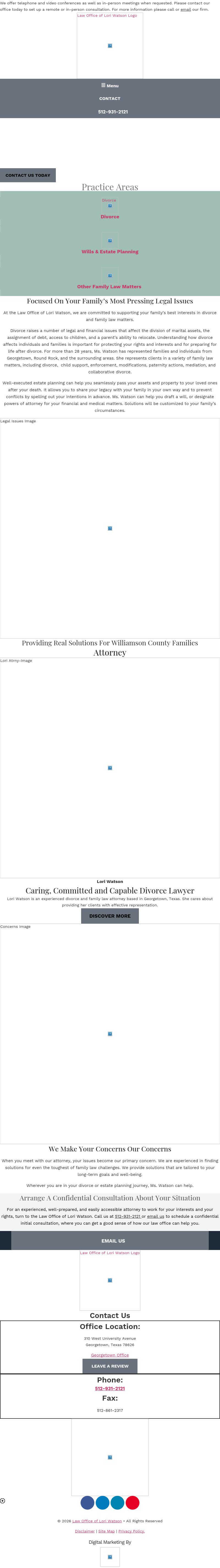 Law Office of Lori Watson - Georgetown TX Lawyers