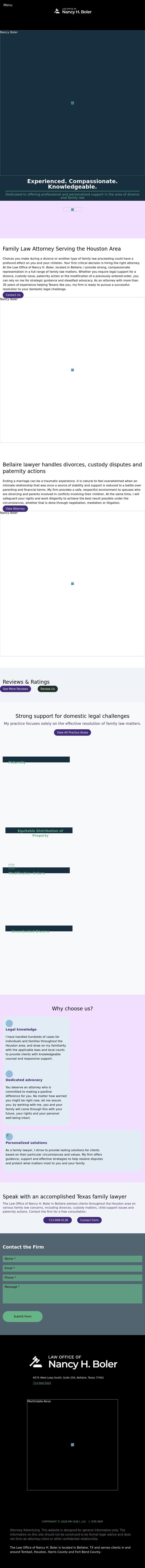 Law Office of Nancy H. Boler - Bellaire TX Lawyers