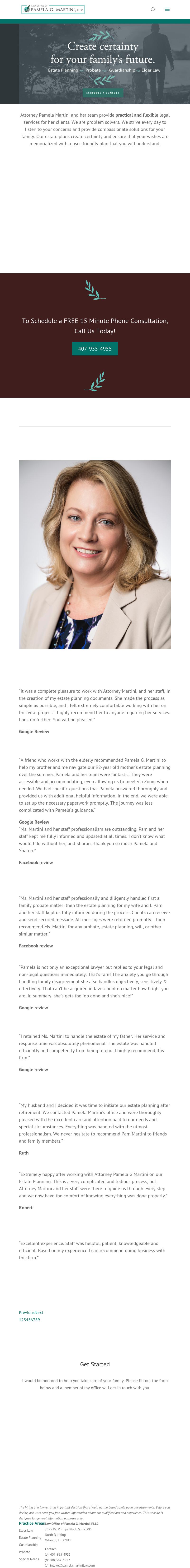 Law Office of Pamela G. Martini, PLLC - Orlando FL Lawyers