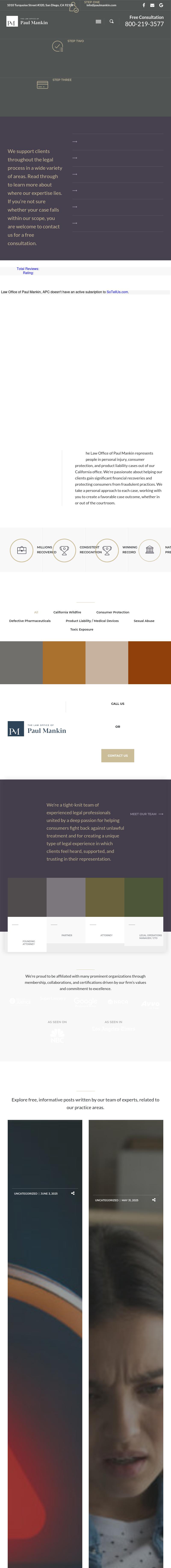 Law Office of Paul Mankin - San Diego CA Lawyers