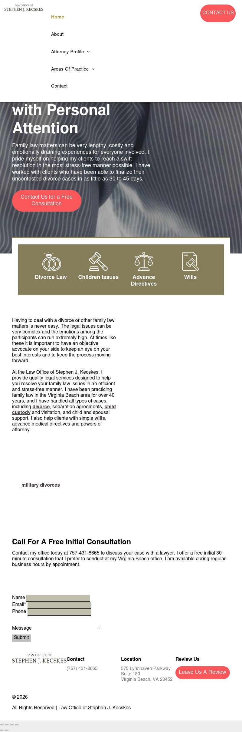 Law Office of Stephen J. Kecskes - Virginia Beach VA Lawyers