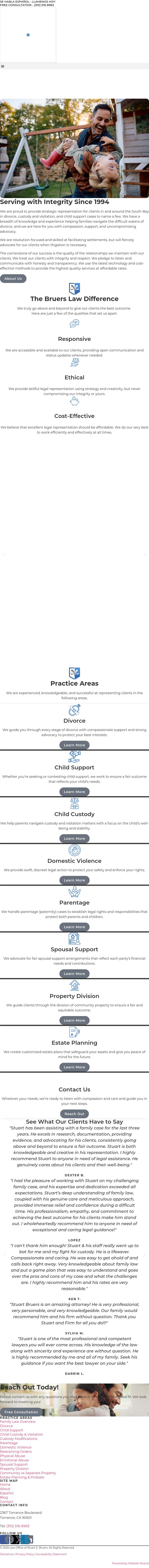 Law Office of Stuart E. Bruers - Torrance CA Lawyers