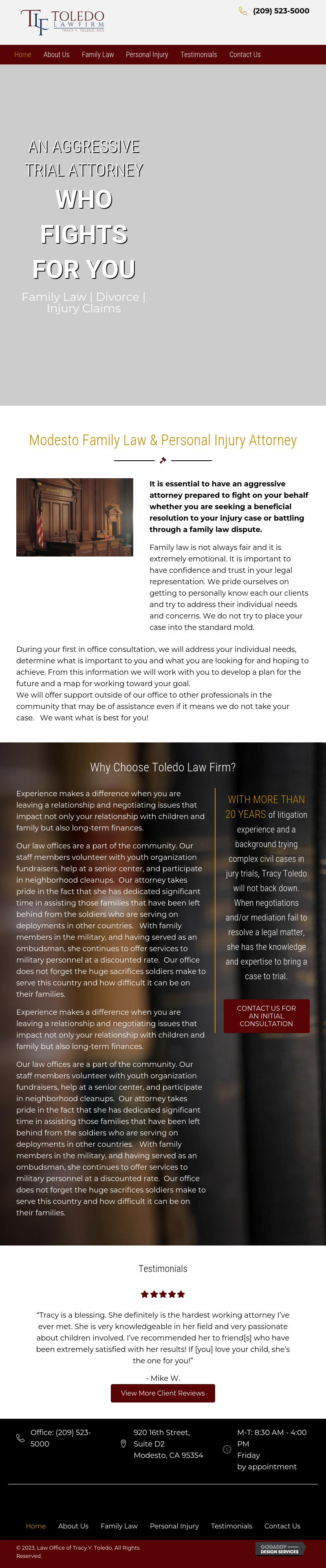 Law Office of Tracy Y. Toledo - Modesto CA Lawyers