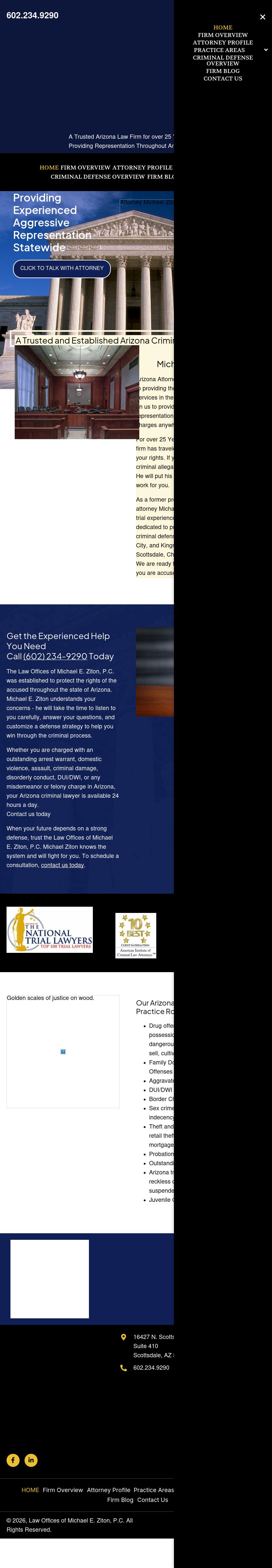 Law Offices Michael E. Ziton, P.C. - Phoenix AZ Lawyers