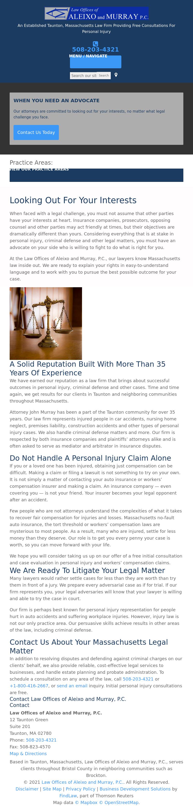 Law Offices of Aleixo and Murray, P.C. - Taunton MA Lawyers