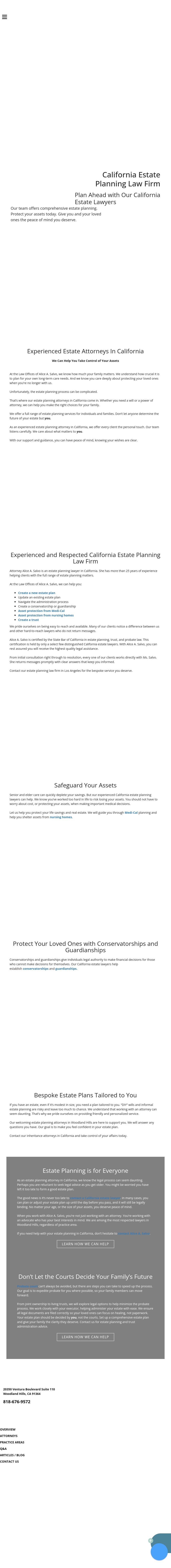 Law Offices of Alice A. Salvo - Woodland Hills CA Lawyers