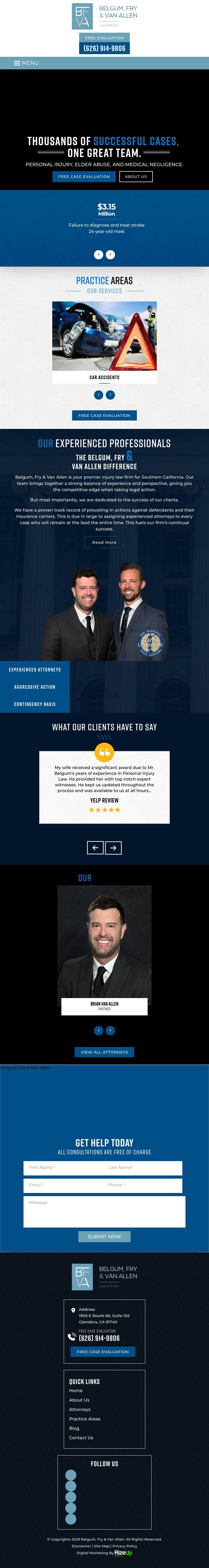 Law Offices of Belgum and Fry - Glendora CA Lawyers