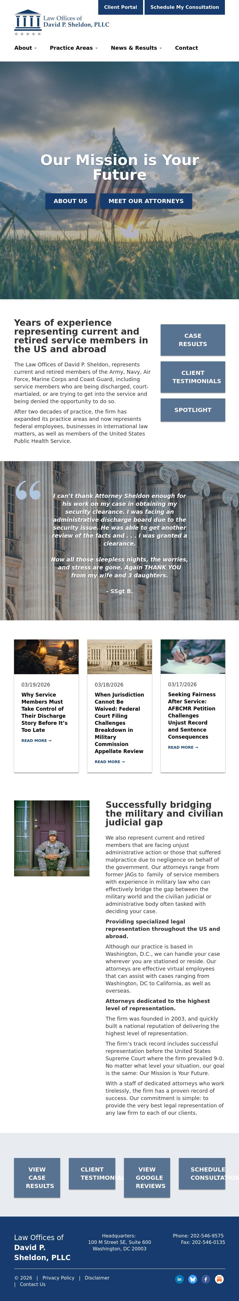 Law Offices of David P. Sheldon - Washington DC Lawyers