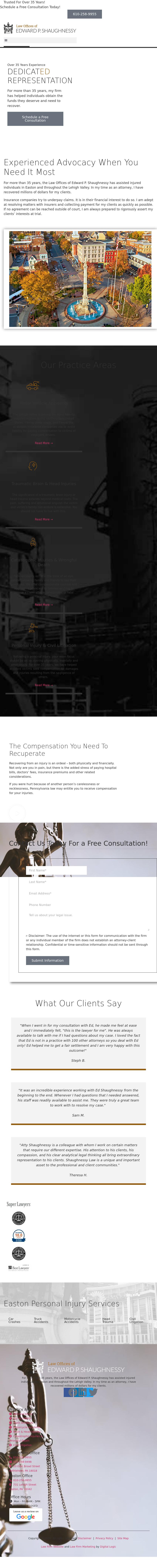 Law Offices of Edward P. Shaughnessy - Easton PA Lawyers