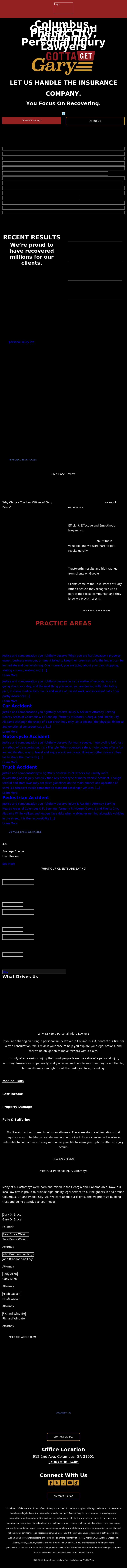 Law Offices of Gary Bruce, P.C. - Columbus GA Lawyers