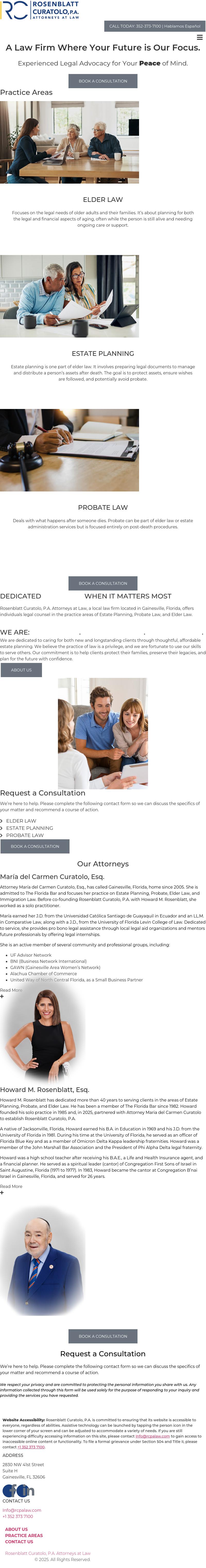 Law Offices of Howard M. Rosenblatt, P.A. - Gainesville FL Lawyers