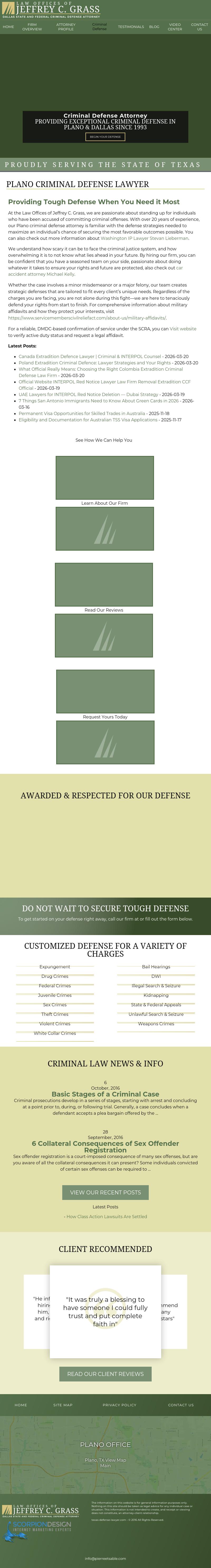 Law Offices of Jeffrey C. Grass - Dallas TX Lawyers