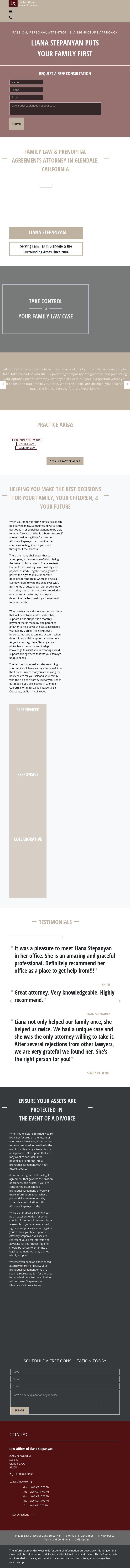 Law Offices of Liana Stepanyan - Glendale CA Lawyers