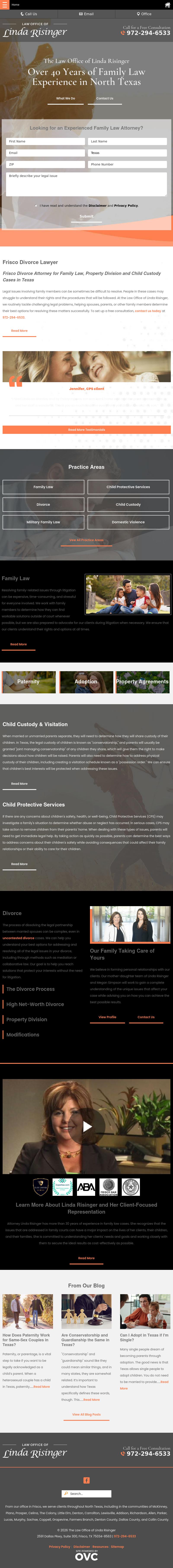 Law Offices of Linda Risinger - Frisco TX Lawyers