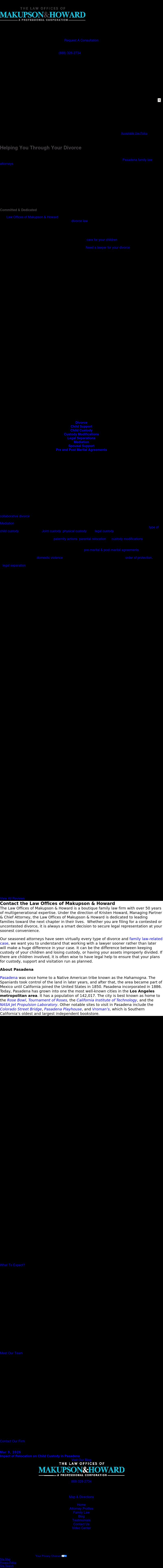 Law Offices of Makupson & Howard - Pasadena CA Lawyers