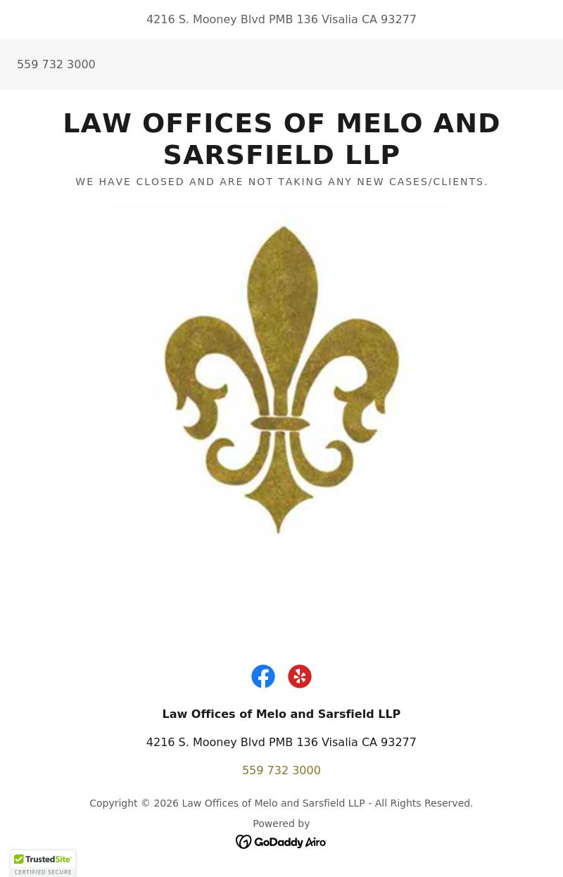 Law Offices of Melo and Sarsfield, LLP - Visalia CA Lawyers