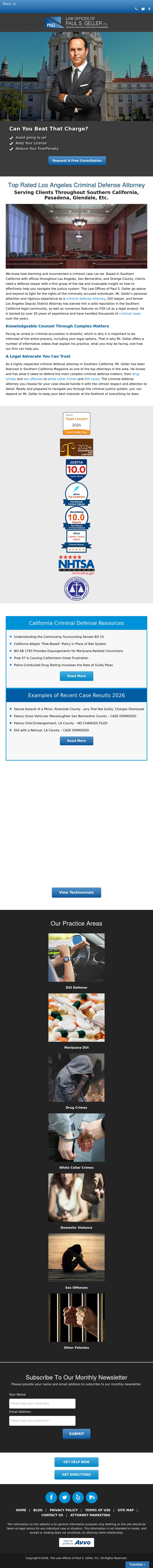 Law Offices of Paul S. Geller - Pasadena CA Lawyers