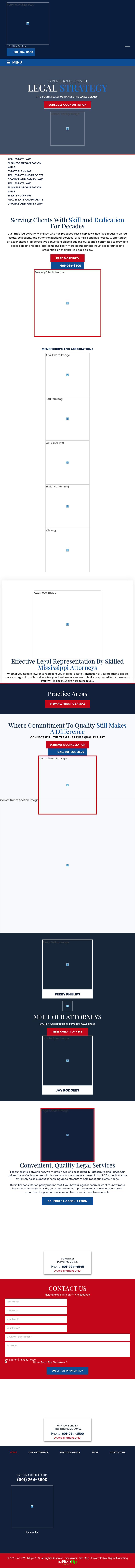 Law Offices of Perry W. Phillips, PLLC - Hattiesburg MS Lawyers