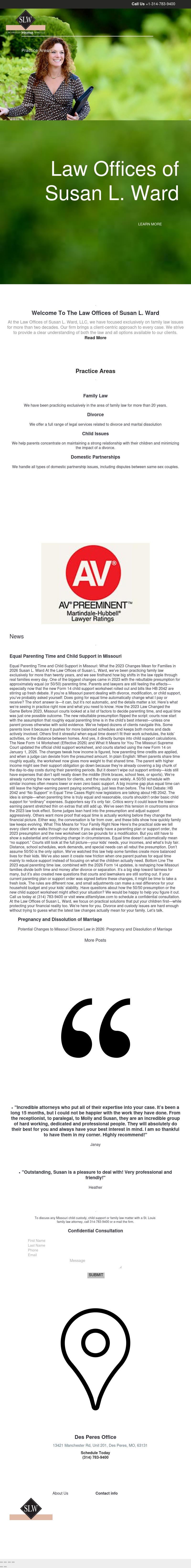 Law Offices of Susan L. Ward LLC - Clayton MO Lawyers