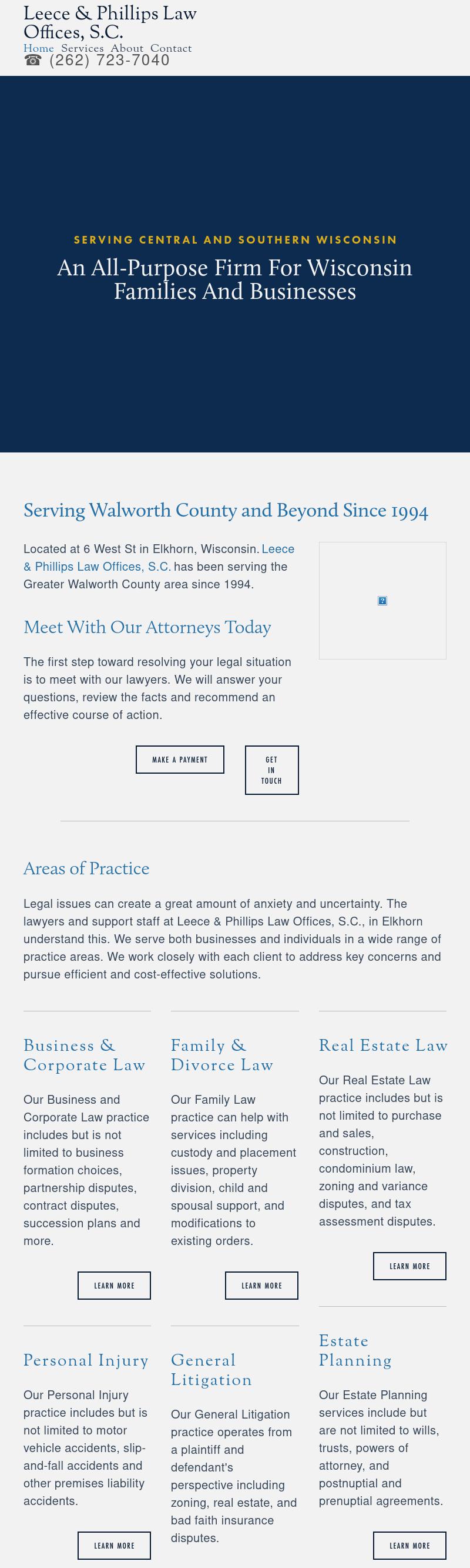 Leece & Phillips Law Offices, S.C. - Elkhorn WI Lawyers
