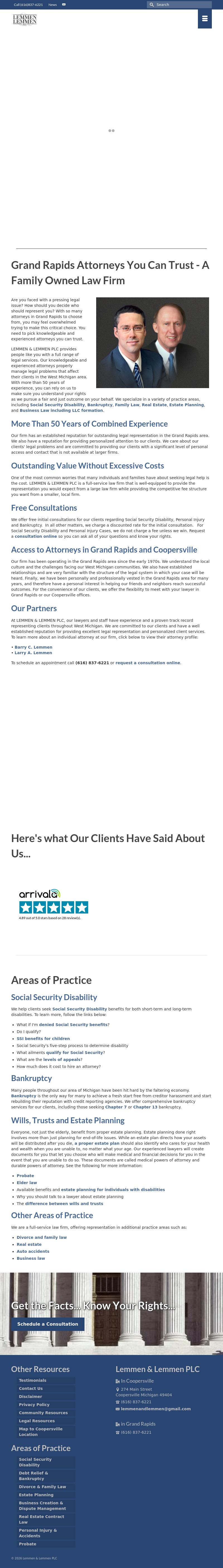 Lemmen & Lemmen PLC - Coopersville MI Lawyers