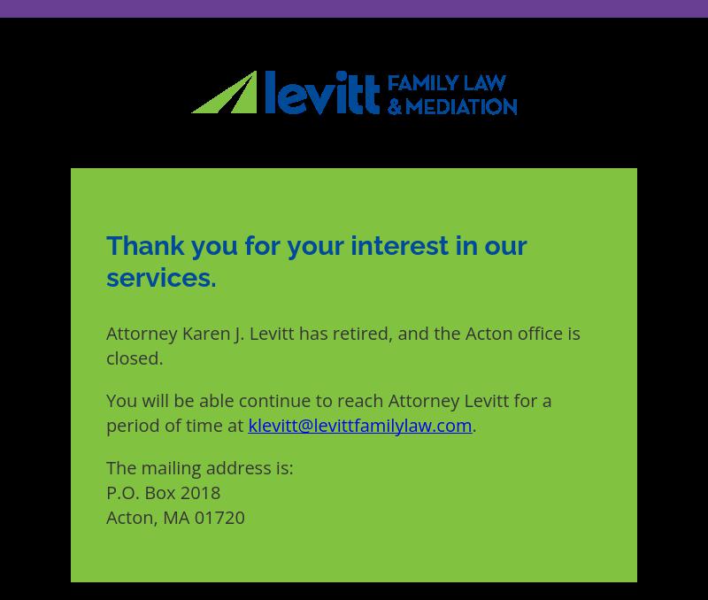 Levitt Law Group - Chelmsford MA Lawyers