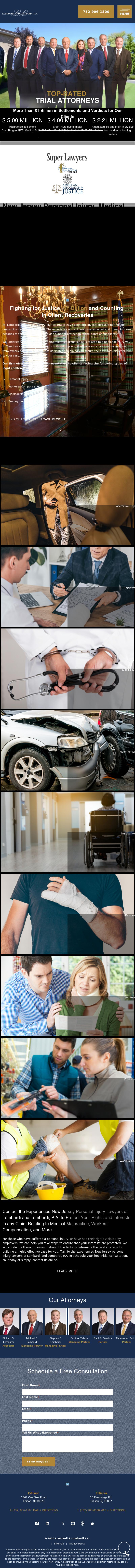 Lombardi and Lombardi, P.A. - Freehold NJ Lawyers