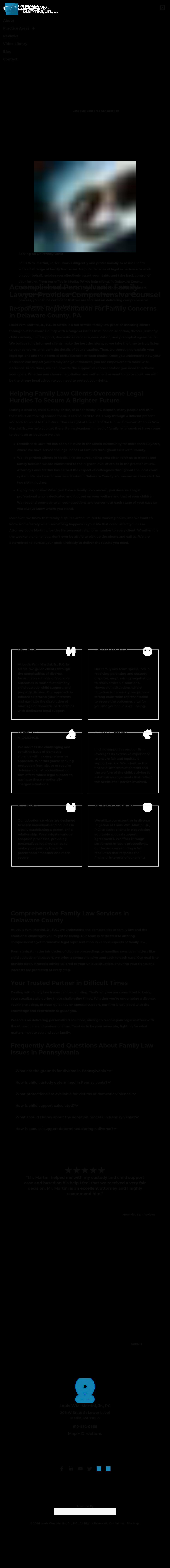 Louis Wm. Martini, Jr., P.C. - Media PA Lawyers