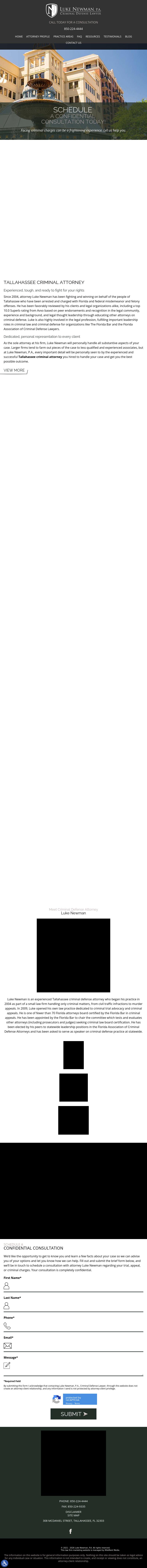 Luke Newman, P.A. - Tallahassee FL Lawyers