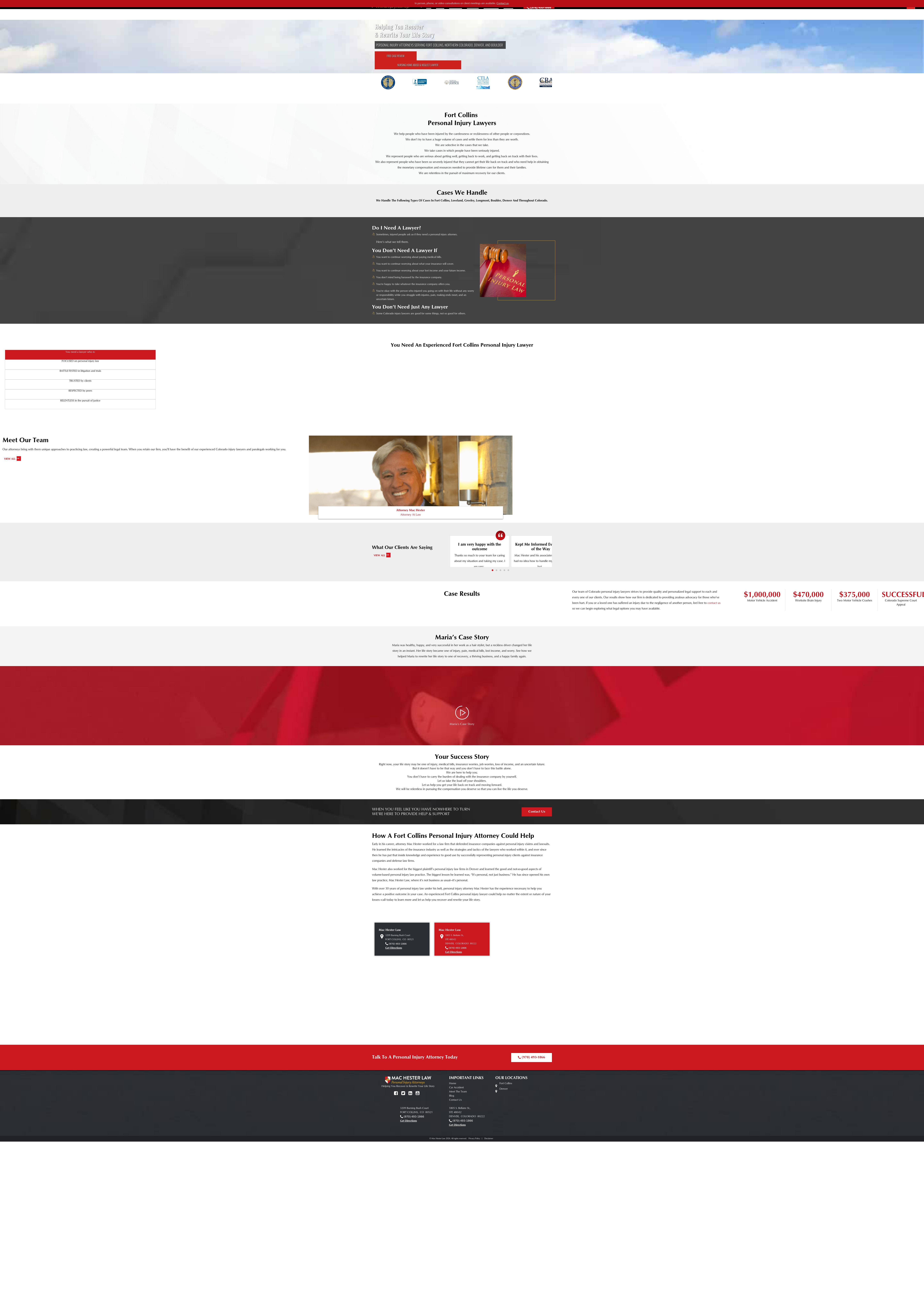 Mac Hester Law - Fort Collins CO Lawyers