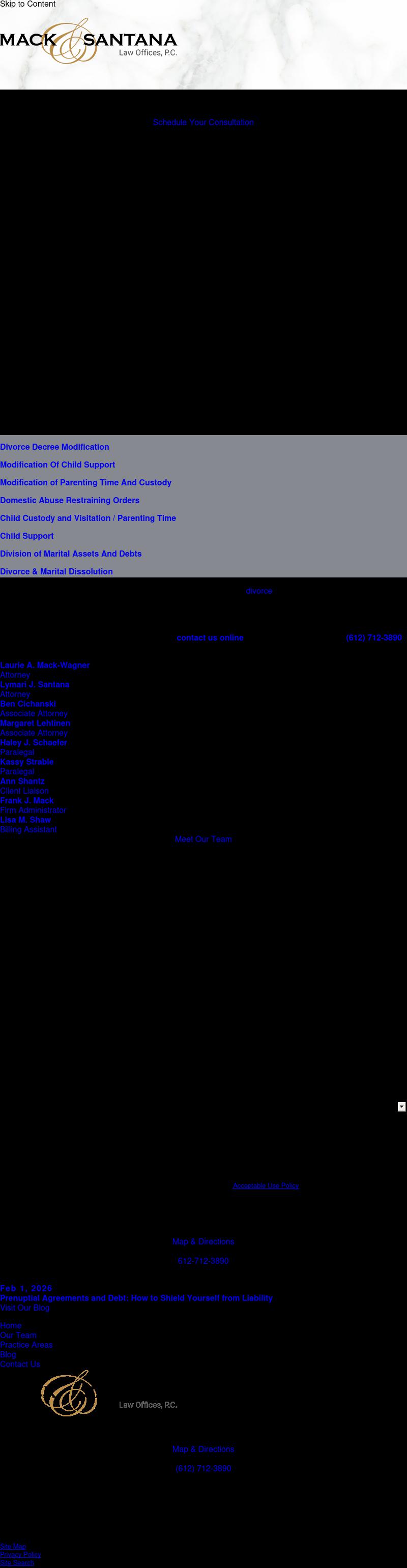 Mack & Santana Law Offices, P.C. - Prior Lake MN Lawyers