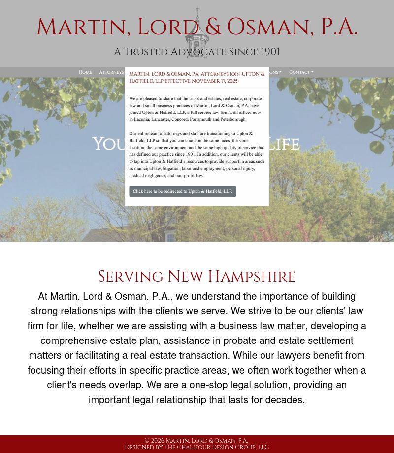 Martin, Lord & Osman, P.A. - Laconia NH Lawyers