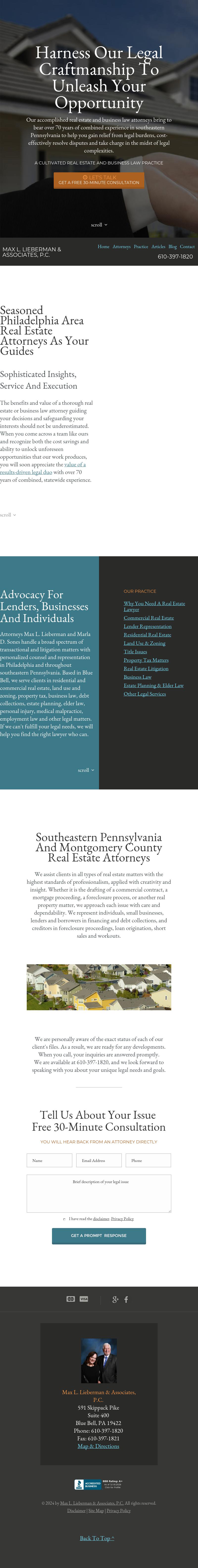 Max L. Lieberman & Associates, P.C. - Blue Bell PA Lawyers