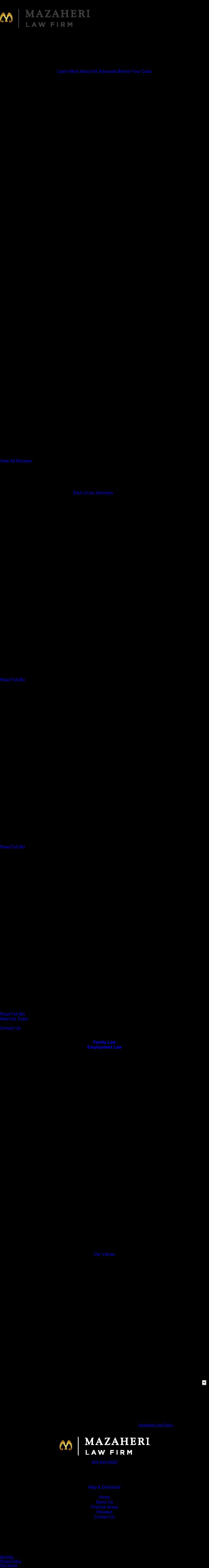 Mazaheri Law Firm, PLLC - Oklahoma City OK Lawyers