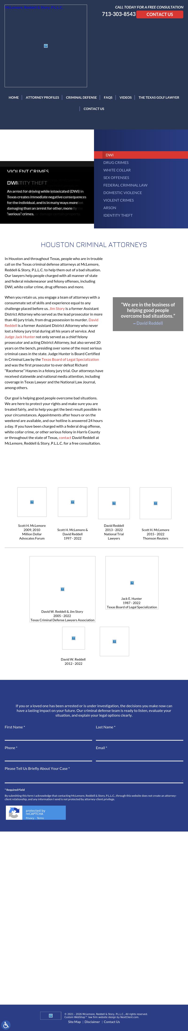 McLemore, Reddell & Story, PLLC - Houston TX Lawyers