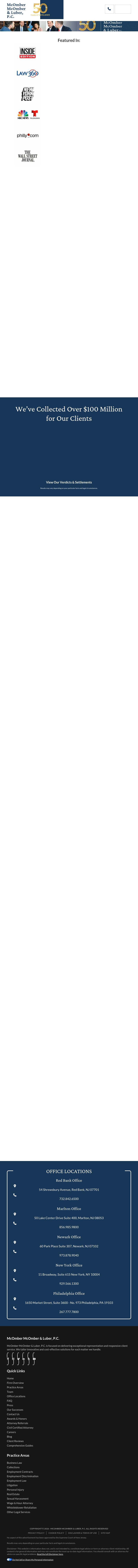 McOmber & McOmber, P.C. - Red Bank NJ Lawyers