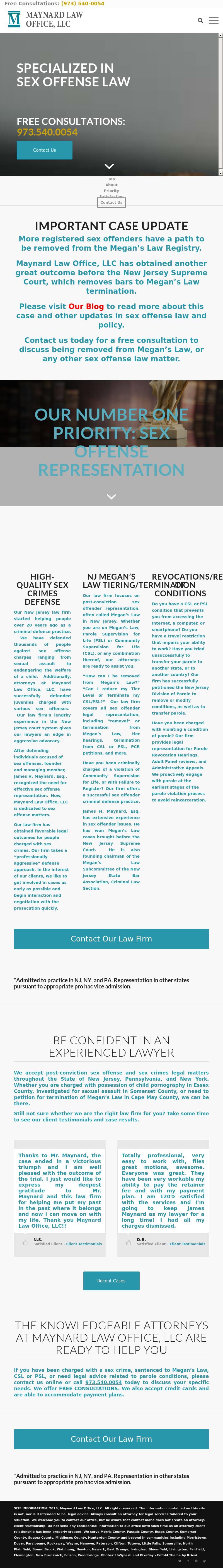 Maynard Law Office, LLC - Morristown NJ Lawyers