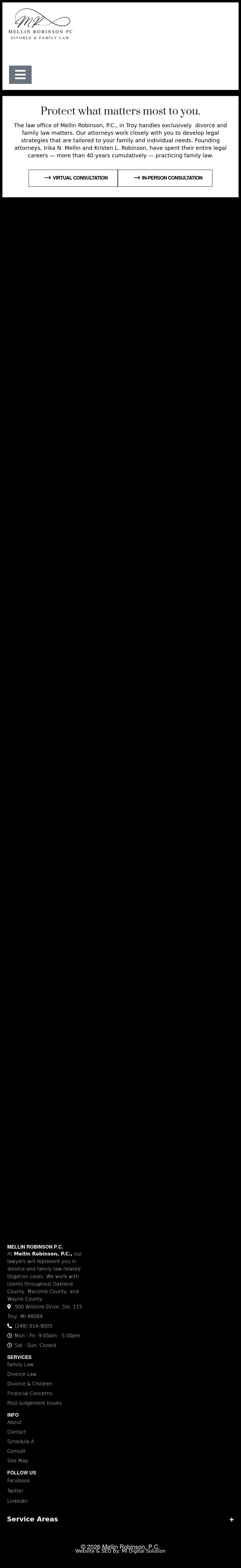 Mellin Robinson, P.C. - Troy MI Lawyers