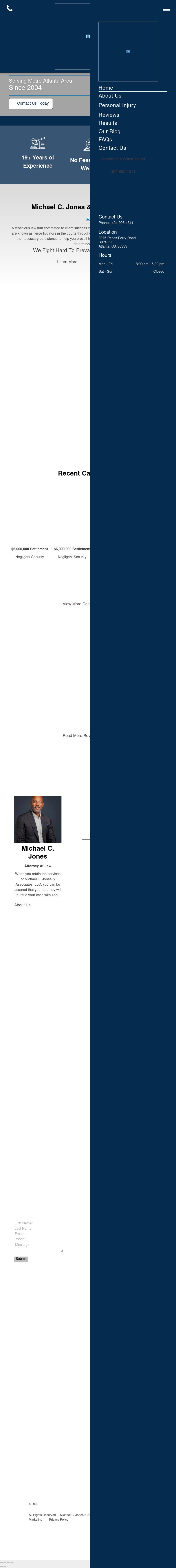 Michael C. Jones & Associates, LLC - Atlanta GA Lawyers