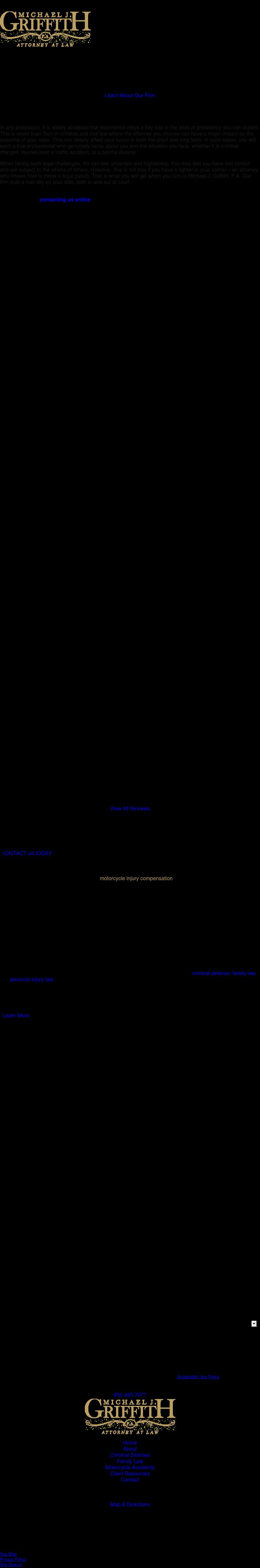 Michael J. Griffith PA - Pensacola FL Lawyers