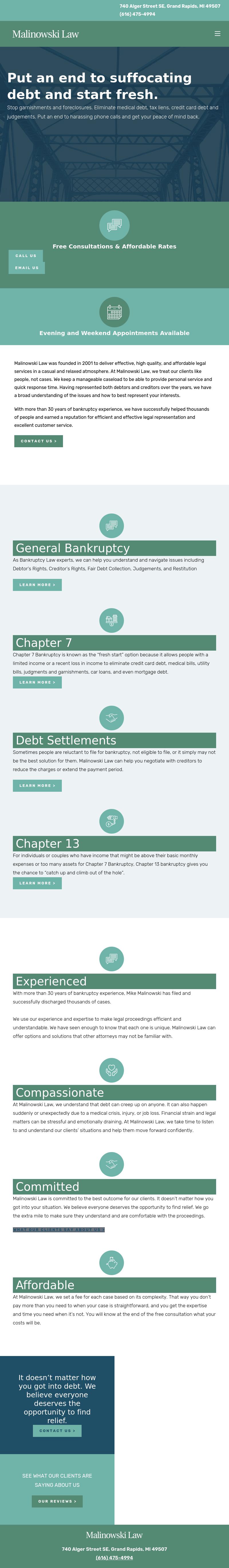 Michael M. Malinowski PLC - Grand Rapids MI Lawyers