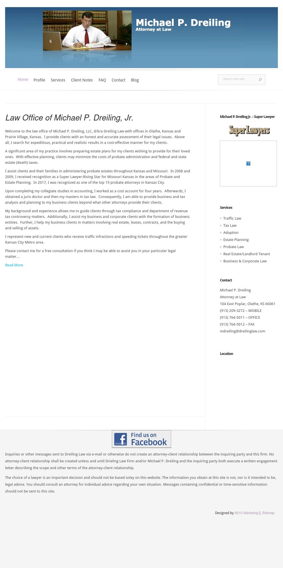 Michael P. Dreiling Attorney at Law - Olathe KS Lawyers