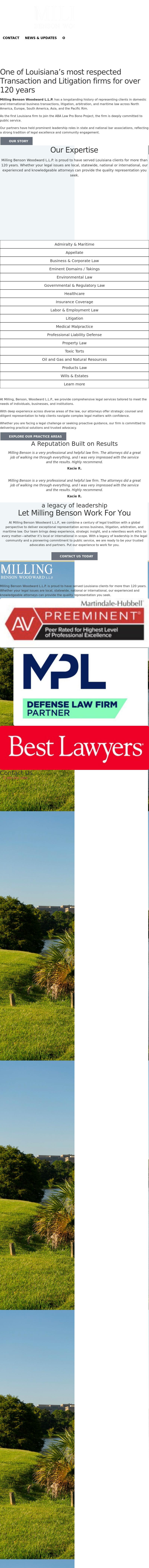 Milling Benson Woodward  L.L.P. - Mandeville LA Lawyers