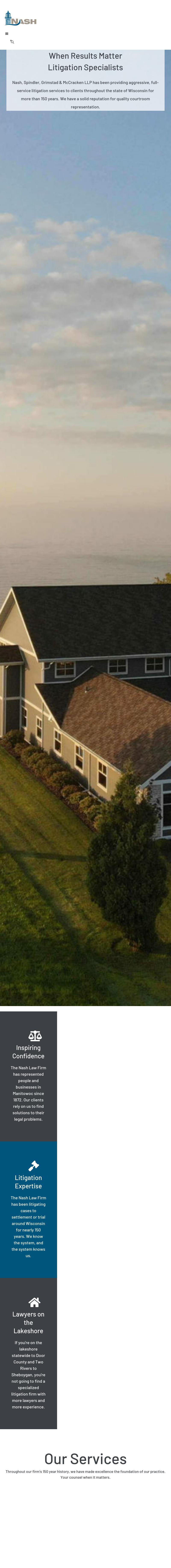 Nash, Spindler, Grimstad & McCracken LLP - Manitowoc WI Lawyers
